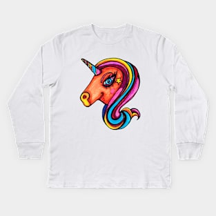 Unicorn Kids Long Sleeve T-Shirt